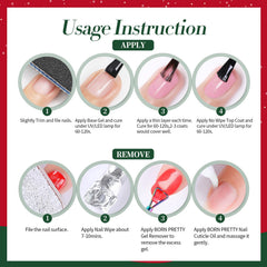 Born Pretty Christmas Cat Magnetic Eye Gel Nail Polish kit ideal for at-home manicure artistry.