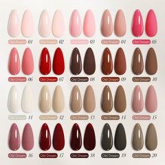 Born Pretty fall/winter color collection includes nude, pink, brown, burgundy shades