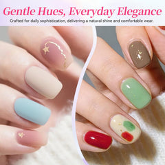 Born Pretty gel nail polish bottles front view highlights 5 ml size