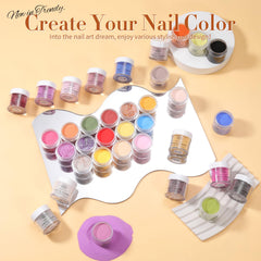 Born Pretty gift-ready acrylic powder set ideal for holidays and birthdays.