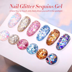 Born Pretty glitter sequins gel polish starter kit encourages at-home nail art.