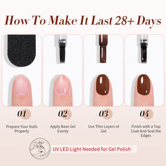 Born Pretty jelly gel nail polish set gift idea for nail art lovers