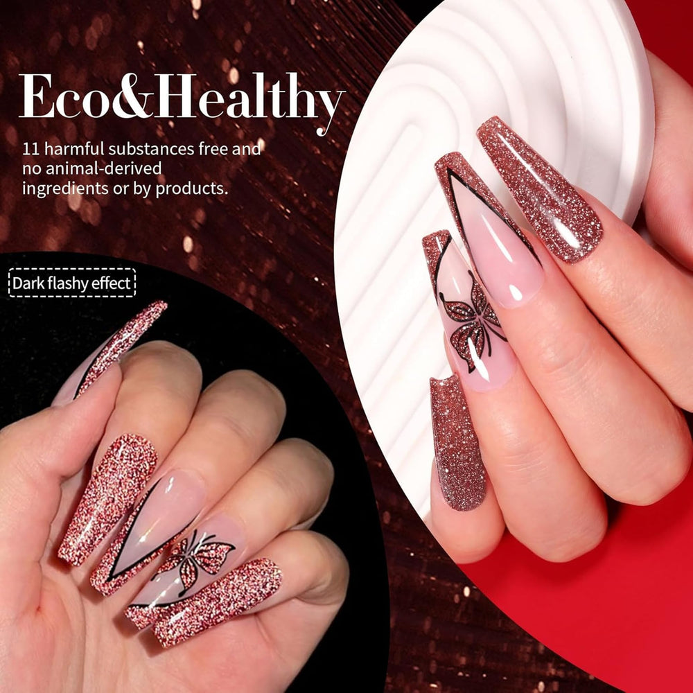Born Pretty LED-friendly sparkle highlights selfies and night-out looks.