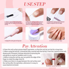 Born Pretty gel colors offer low odor and high gloss