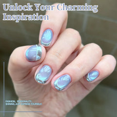 Born Pretty magnetic eye gel shapes forming during cure enable quick, eye-catching nail art