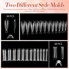 Born Pretty nail form frames designed for precise French manicure at home.
