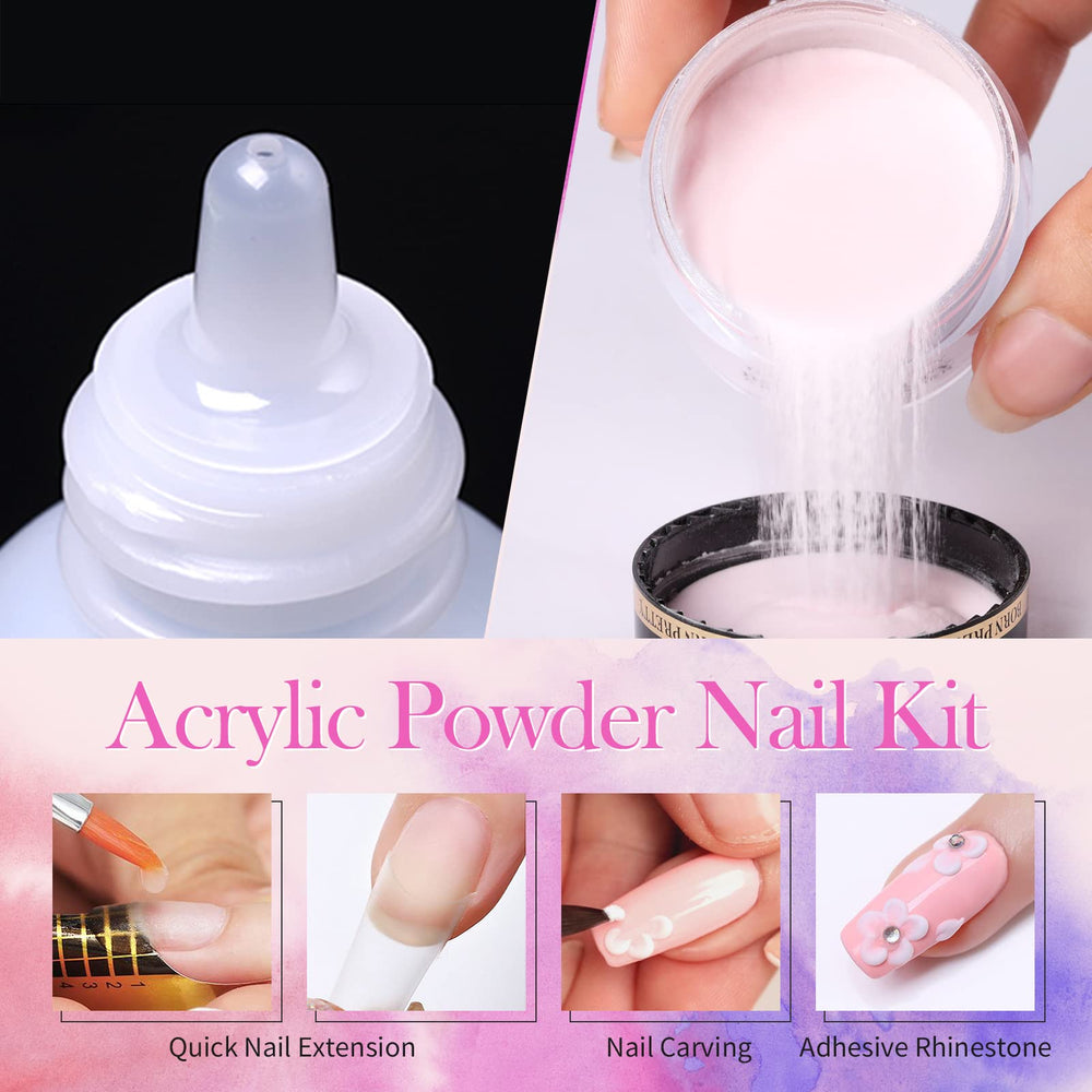 Born Pretty glitter palette 24 colors adds sparkle and dimension to acrylic nails.