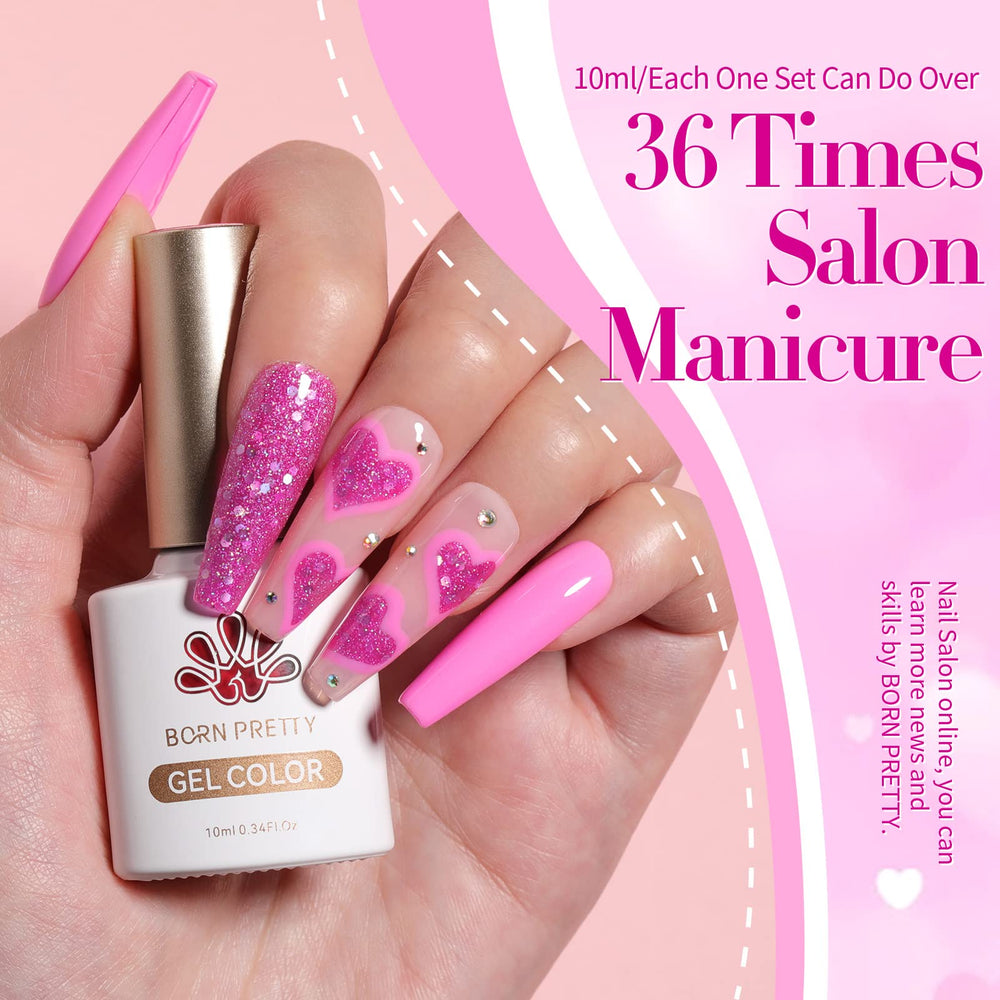 Born Pretty soak-off gel allows easy removal without damage