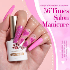 Born Pretty soak-off gel allows easy removal without damage