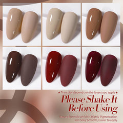 Born Pretty long wear shine demonstrated in 21 day wear example