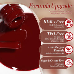 Born Pretty low-odor, HEMA-free formula for comfortable nails