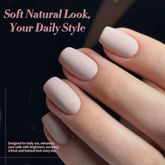 Born Pretty Pink Nude Gel Nail Polish ideal gift for autumn and winter looks.