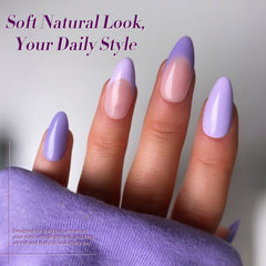 Born Pretty orchid shimmer gel polish adds luminous depth