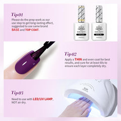Born Pretty salon mani-kit image shows at-home nail care ease