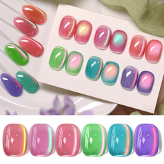 Born Pretty magnet tool included to create quick cat-eye designs.