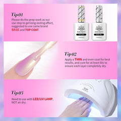 Born Pretty summer gel polish set for quick home manicures.