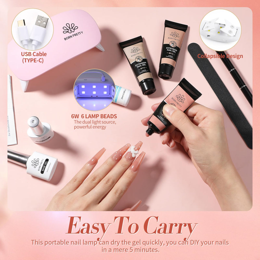 Born Pretty UV LED lamp used to cure gel nails quickly and evenly.