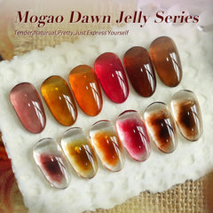 Vernis gel Marron Transparent Born Pretty pour un look discret