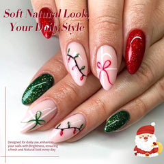 Born Pretty Christmas dark green gel polish for elegant winter nails