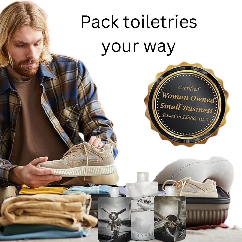 BORSALI travel pouches compact-packaging saves suitcase space.