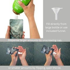 BORSALI travel pouches TSA-approved bag simplifies security displays.