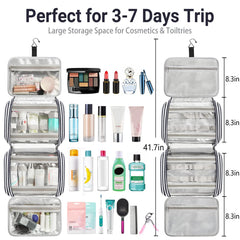 Bosidu bag with waterproof PVC pockets keeps liquids contained and tidy.