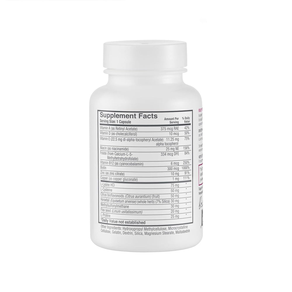 BosleyMD label close-up showing vegan, sulfate-free formula for sensitive scalps