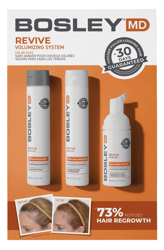 BosRevive color-safe hair care kit box for thinning hair routine