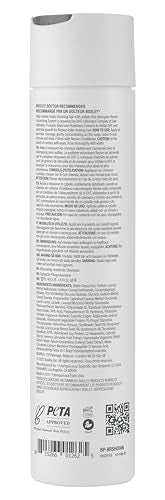 BosRevive Nourishing Shampoo label closeup highlighting sulfate-free claim.