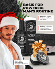 Bossman beard oil bottle moisturizing beard and skin