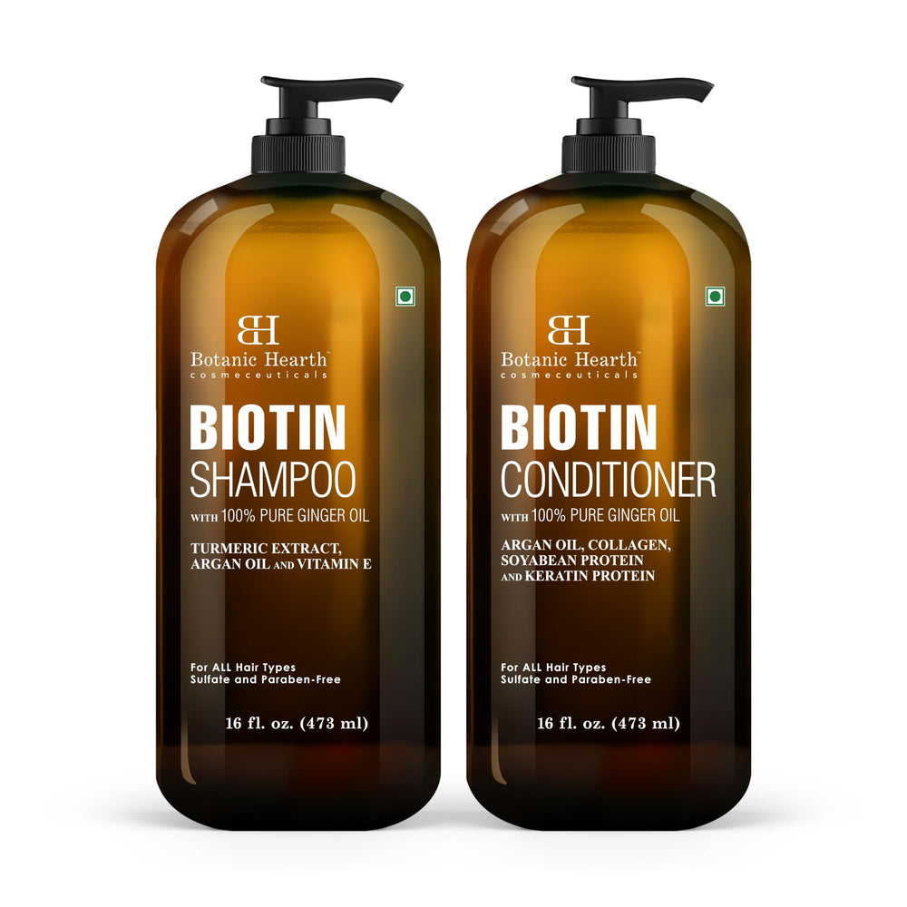 Botanic Hearth Biotin Conditioner close-up showing creamy texture.