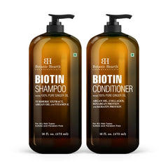 Botanic Hearth Biotin Conditioner close-up showing creamy texture.