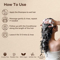 Botanic Hearth Biotin Shampoo promotes a rich lather and easy detangling