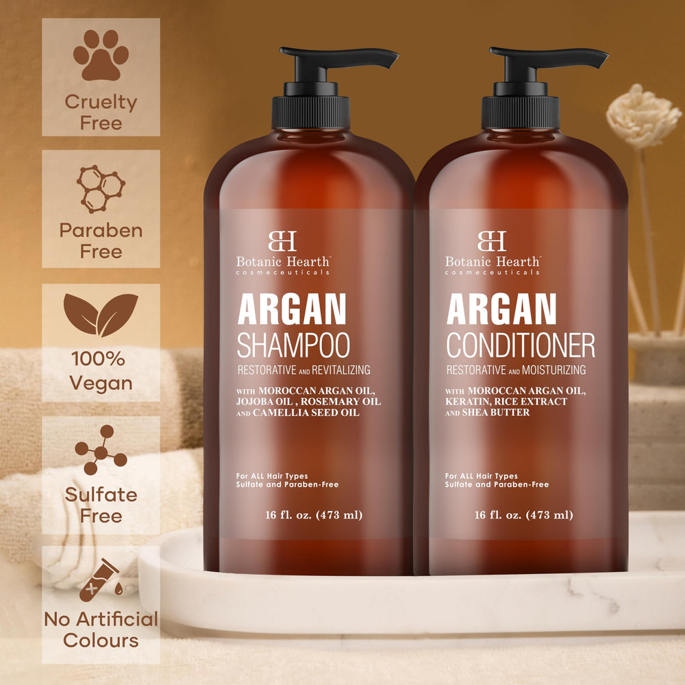 Botanic Hearth hair after washing shows clean, soft, and lightly volumized strands.