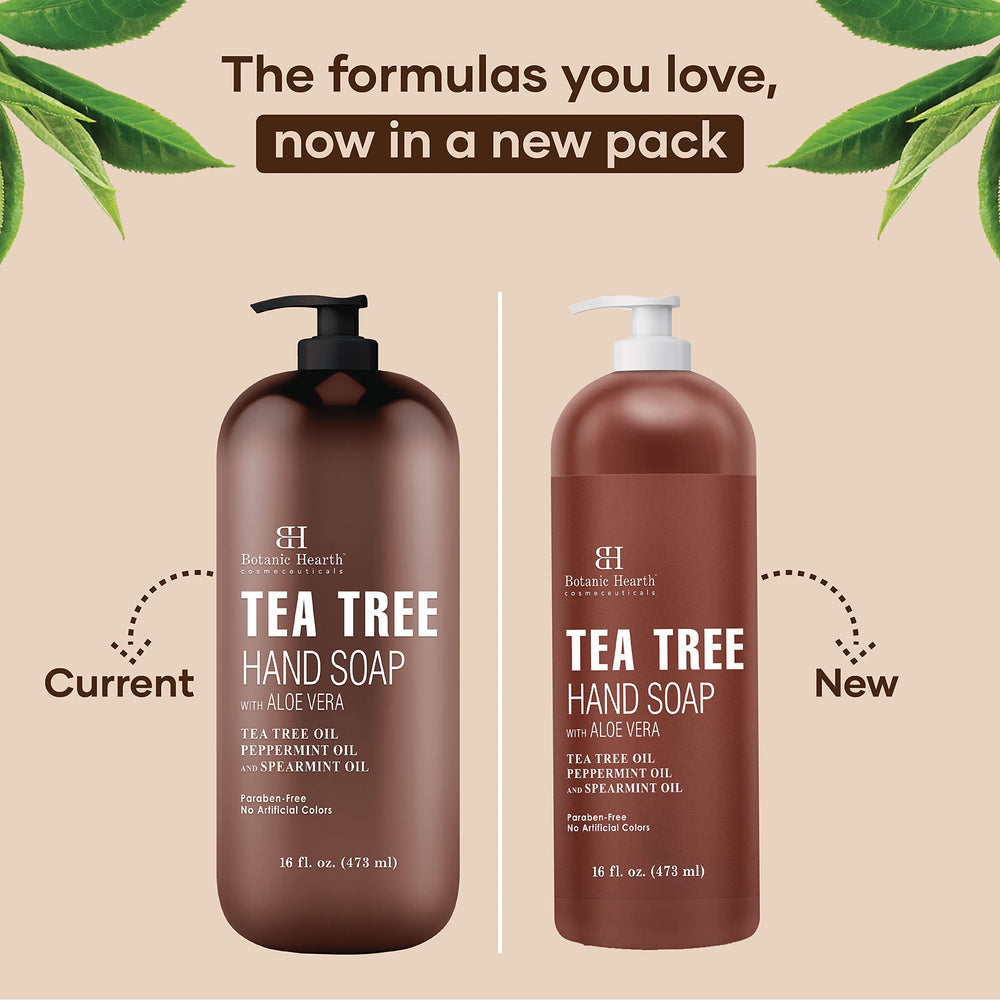 Botanic Hearth Tea Tree Oil close-up emphasizes natural aroma and benefits.