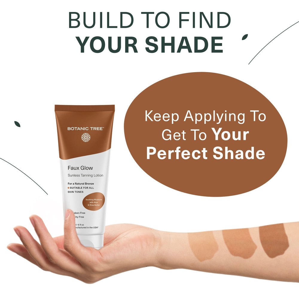 Botanic Tree Self Tanner cream texture close-up for a creamy finish.