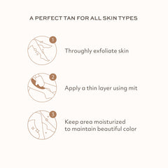 Botanic Tree Self Tanner on face and body for unified glow.