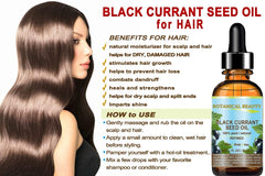 Oil on skin from Botanical Beauty Black Currant Seed Oil, smooth and nourished feel