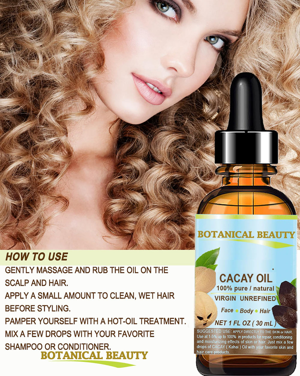 Texture of Botanical Beauty CACAY OIL feels lightweight and quick-absorbing.
