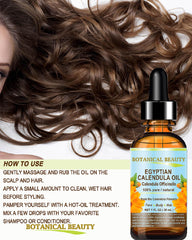 Botanical Beauty Calendula Oil nails care for flexible cuticles and healthier nails