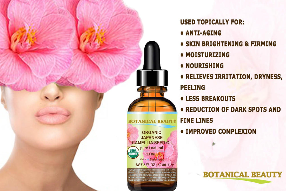 Botanical Beauty Camellia Seed Oil for nails and cuticles supports nourished growth