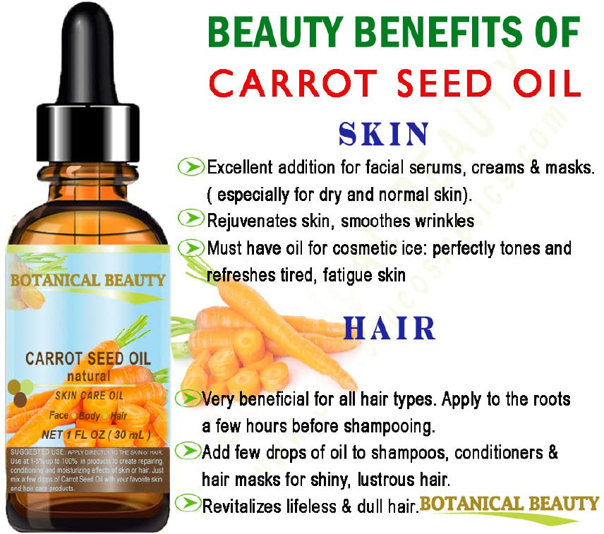 Hair ends treated with Botanical Beauty Carrot Seed Oil for conditioning