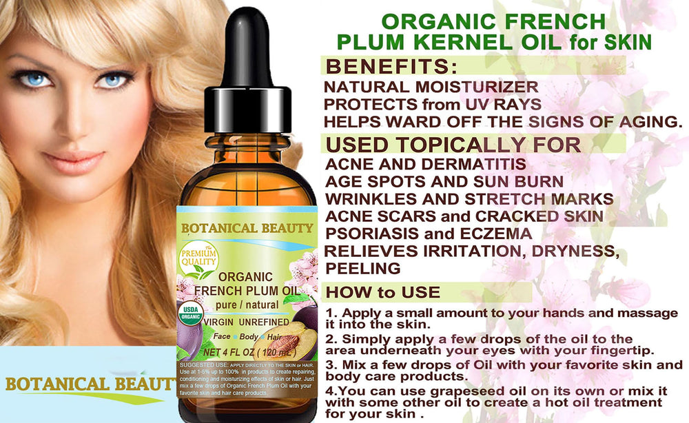 Botanical Beauty Plum Oil on dry skin area illustrates deep moisturization