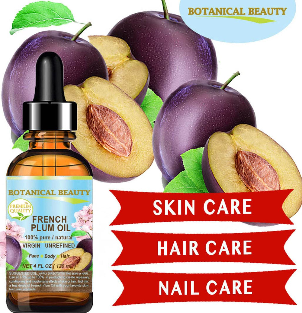 Botanical Beauty Plum Oil absorbs quickly into skin for a light, non-greasy feel.
