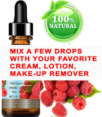 Botanical Beauty Red Raspberry Seed Oil used in hair care for shine and softness