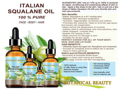 Botanical Beauty Squalane mixed with serums for enhanced skincare routine.