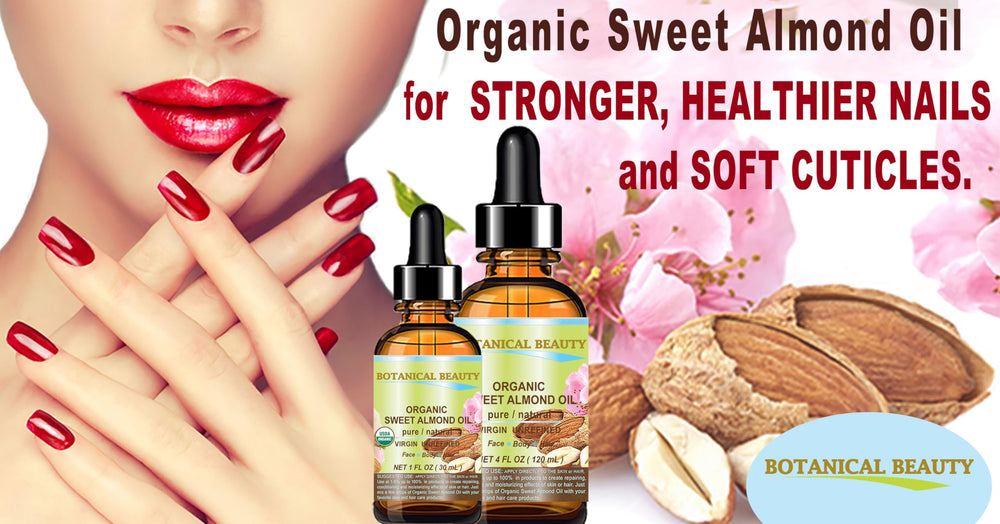 Botanical Beauty Sweet Almond Oil for bath and body use