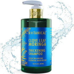 Botanical Hair Growth Lab Hair strands appear thicker, suggesting natural volume boost.