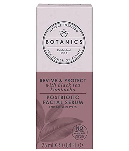 Botanics Revive & Protect serum application demonstrates quick absorption.