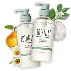 Botanist Bouncy Volume Shampoo bottle highlights a natural formula for fuller curls.